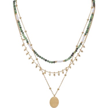 Beaded Layered Necklace