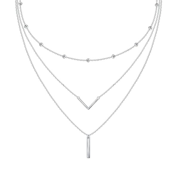Layered Necklace Triangle